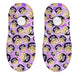 Calcetin invisible poliester caras frida khalo morado 19