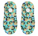 Calcetin invisible poliester caras frida khalo verde menta 20