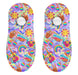 Calcetin invisible poliester multicolor hippie 9 