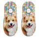 Calcetin invisible poliester perro huesos 34