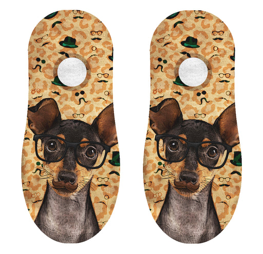 Calcetin invisible poliester perro lentes 14