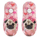 Calcetin invisible poliester perro pug 36