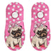 Calcetin invisible poliester perro pug 39