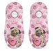 Calcetin invisible poliester perro pug corazon dona 40