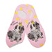 Calcetin invisible poliester perro pug princesa 41