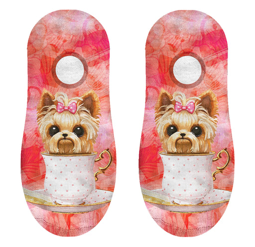 Calcetin invisible poliester perro yorkshire 35
