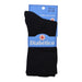 Calcetin largo algodon diabetico negro hombre 3508-1