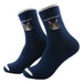 Calcetin largo algodon gatos cara cat lover azul 3953-1