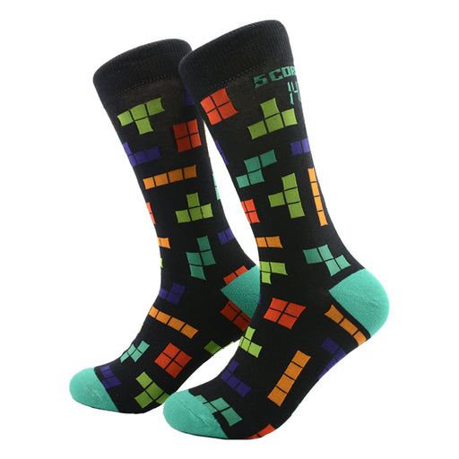 Calcetin largo algodon video juego tetris 518