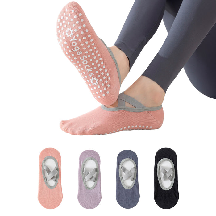 Calcetin yoga invisible colores antideslizante 3962