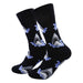 Calcetines algodon estampado largo animales tiburones 539