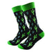 Calcetines algodon estampado largo cactus verdes 563