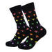 Calcetines algodon estampado largo hongos colores 289
