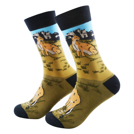 Calcetines algodon estampado largo puma 611