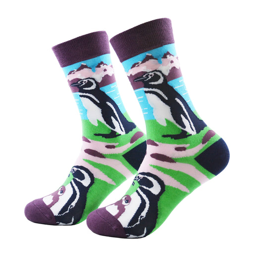 Calcetines algodon largo mujer pinguino 376