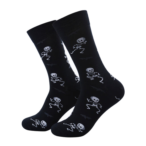Calcetines algodon largos calaveras esqueletos 676