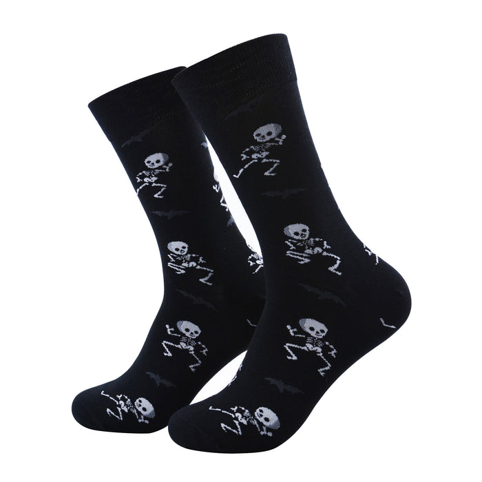 Calcetines algodon largos calaveras esqueletos 676