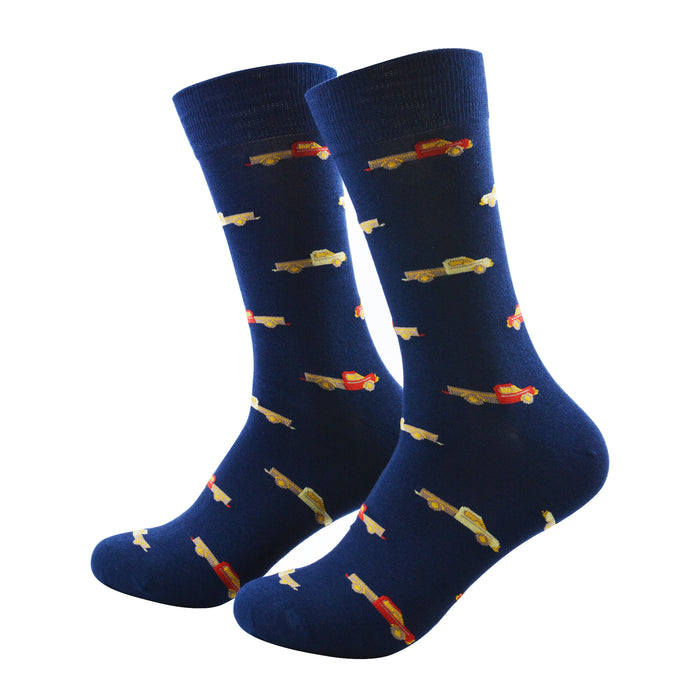 Calcetines algodon largos camionetas 657