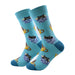 Calcetines algodon largos gato en tazas  691