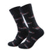 Calcetines algodon largos motos rojos 655