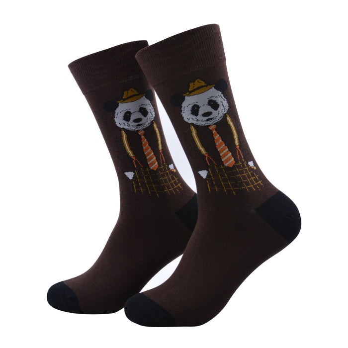 Calcetines algodon largos oso panda 661