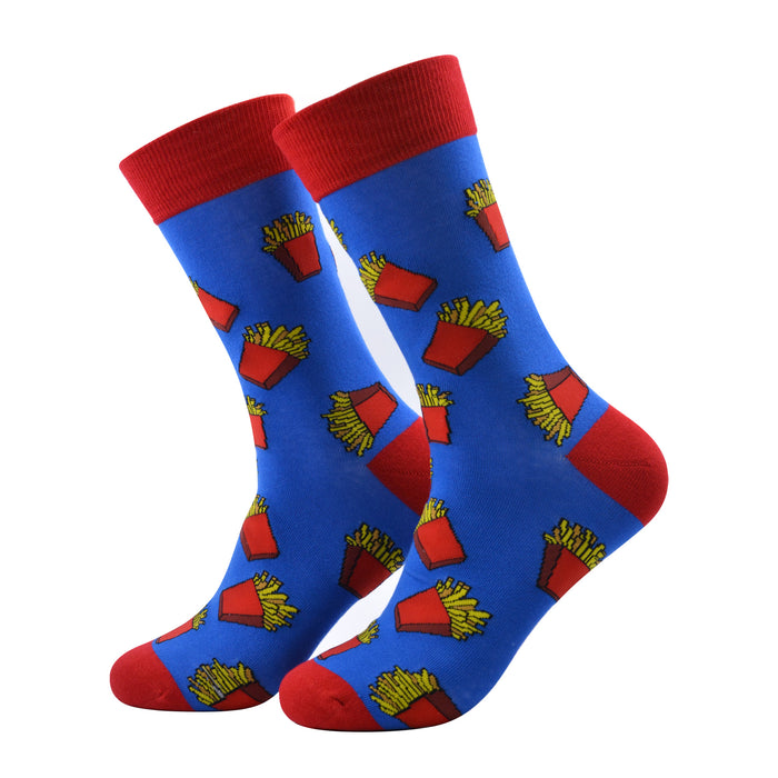 Calcetines algodon largos papas fritas 693