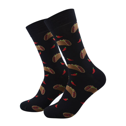 Calcetines algodon largos tacos mexicanos 695