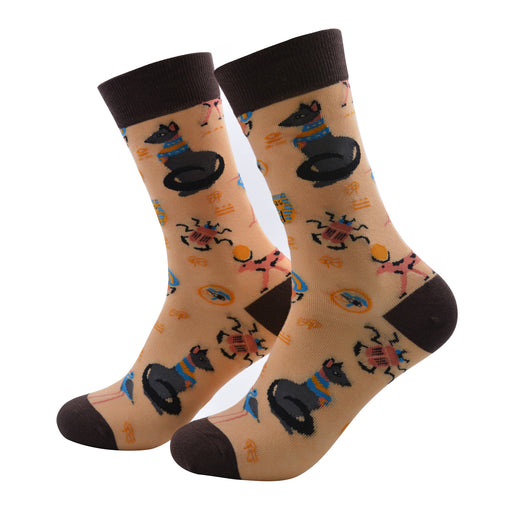 Calcetines largos algodon gato egipcio 237