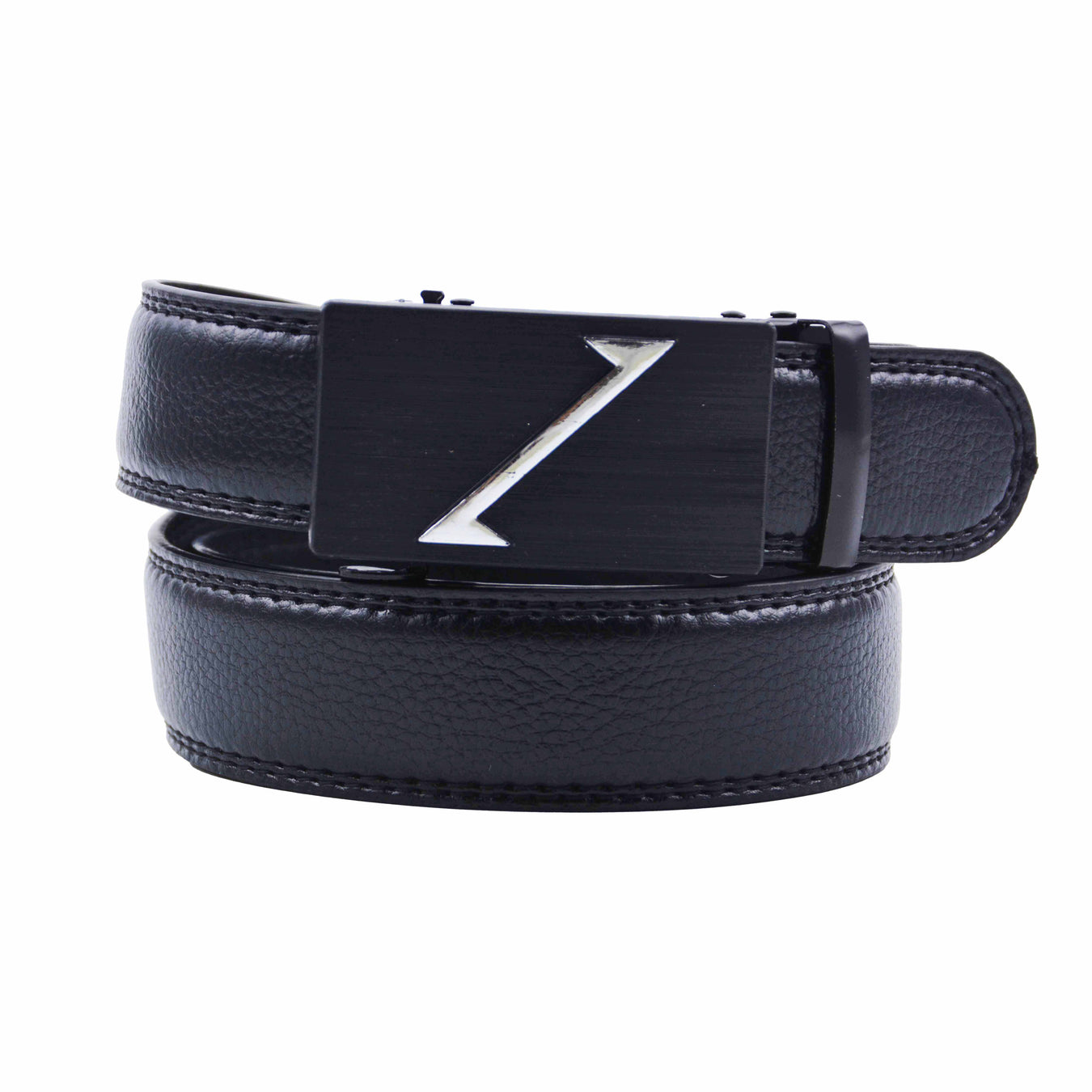 Portada Cinturon sintetico automatico negro hombre 4063-5