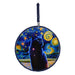 Colgante ceramica corcho gato negro noche 4143-2