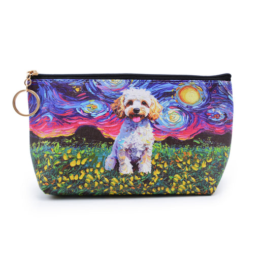 Cosmetiquero plastico perro Poodle pintura 4050-15