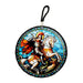 Cuadro retrato colgante ceramica corcho San Jorge 4053-11