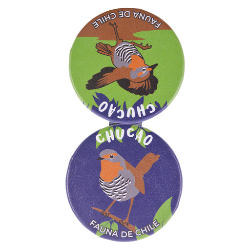 Espejo doble cara metal doble diseno chucao 4137-8