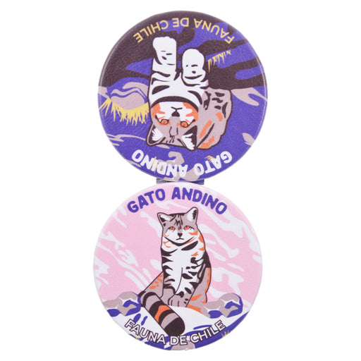 Espejo doble cara metal gato andino patagonia 4137-6