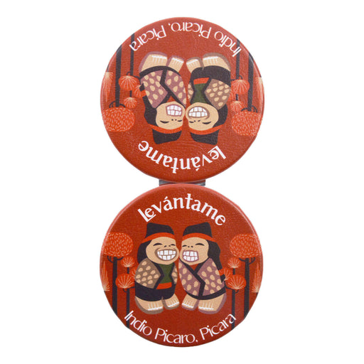 Espejo doble cara metal indios picaros patagonia 4137-2