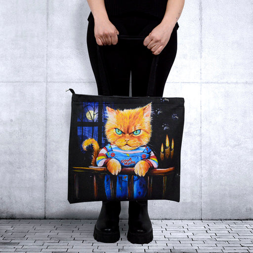 Portada Gato Bolso lona chuky cuadrado modelo 3219