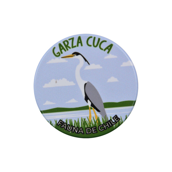 Iman ceramica animales fauna garza cuca 4140-7