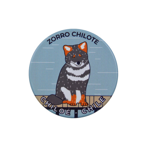 Iman ceramica animales fauna zorro chilote 4140-11