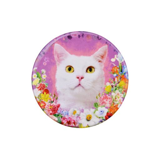 Iman ceramica corcho floral gato 5131-20
