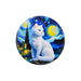Iman ceramica corcho noche gato blanco 5131-6
