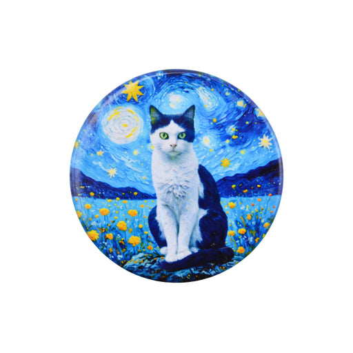 Iman ceramica corcho noche gato negro blanco 5131-11