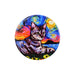 Iman ceramica corcho pintura gato echado 5131-5
