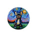 Iman ceramica corcho pintura perro buldog frances 5130-3