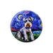 Iman ceramica corcho pintura perro schnauzer 5130-11