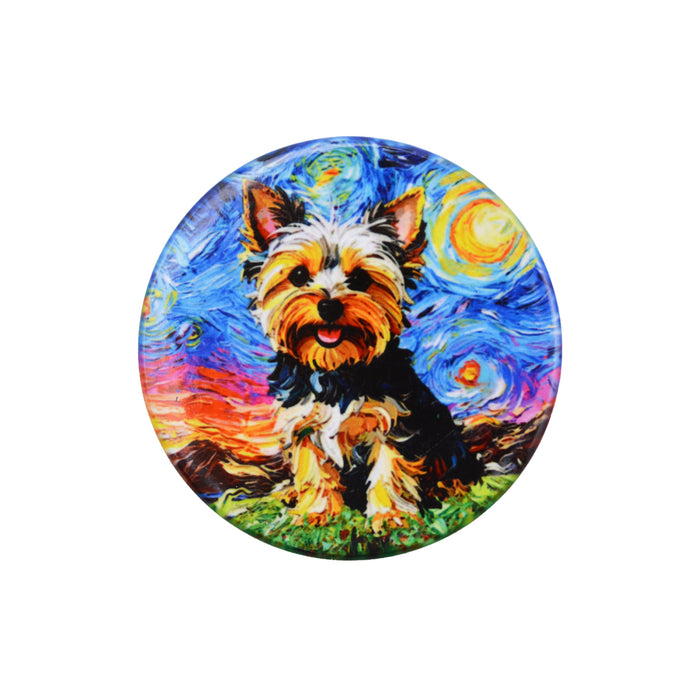 Iman ceramica corcho pintura perro yorkshire 5130-6