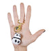 Llavero oso panda gordo plastico metal 4043-2