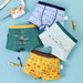 Pack 4 boxer nino colores cocodrilo skate cool 2093