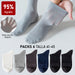 Portada Pack 6 calcetines algodon largo malla delgada 3939