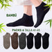 Pack 6 calcetines colores corto bambu hombre 3862