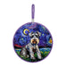 Posaolla ceramica corcho pintura perro schnauzer 4112-3